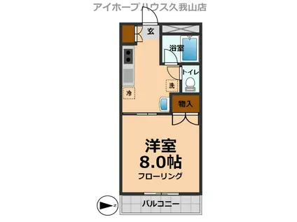 ファミール久我山(1K/2階)の間取り写真