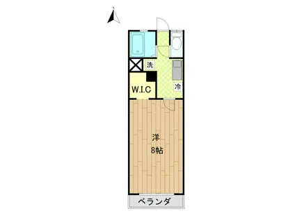 マリーゴールド(1K/2階)の間取り写真