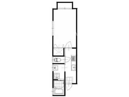 コスモスヒルズ(1K/2階)の間取り写真