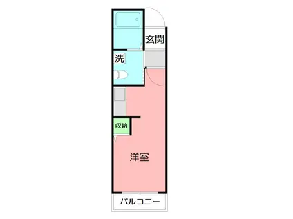 LIVE FLAT(1K/1階)の間取り写真