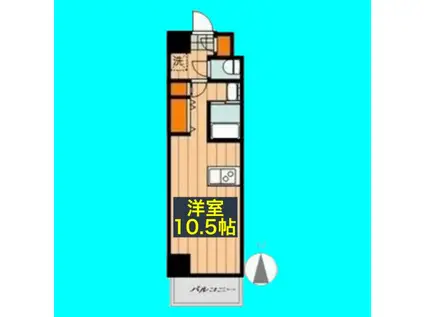 エルミタージュ名駅西(1K/7階)の間取り写真