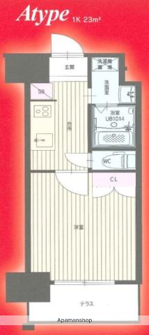 122ETERNITY NISSEKI STREET(1K/6階)の間取り写真