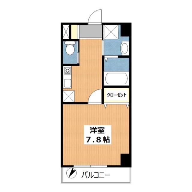 ディアコート・K(1K/1階)の間取り写真