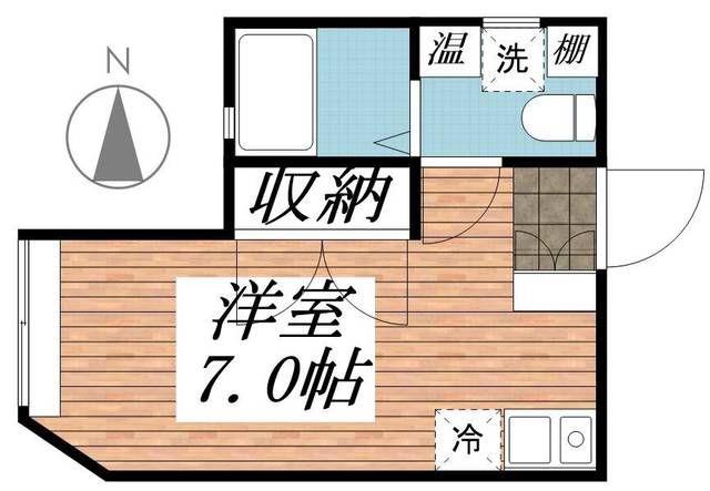 シェリエ(ワンルーム/4階)の間取り写真