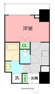 GRANDREVE横濱 II(1K/10階)の間取り写真