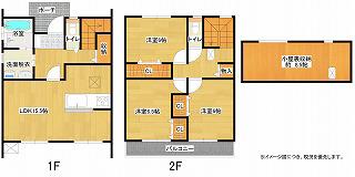 クレール出水(3SLDK/1階)の間取り写真
