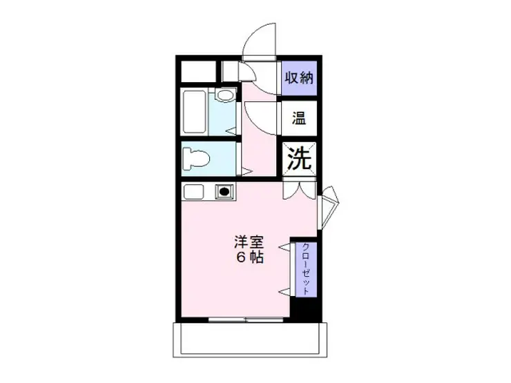 ウェーブス 4階階 間取り