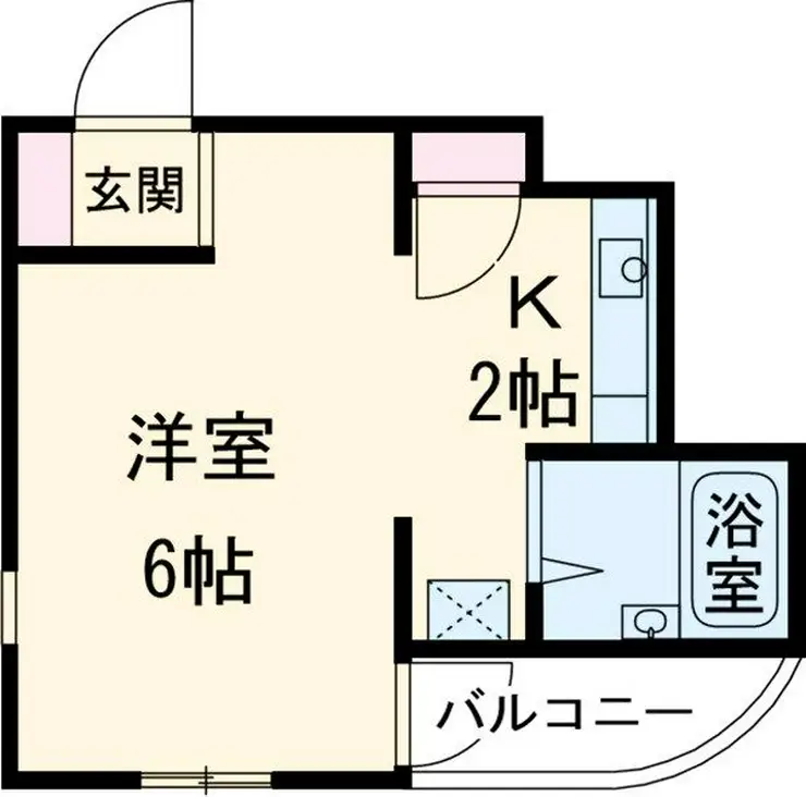 アーバンフラット天沼 2階階 間取り