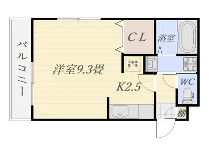MC DESIGN BLDG UEARATA(1K/3階)の間取り写真