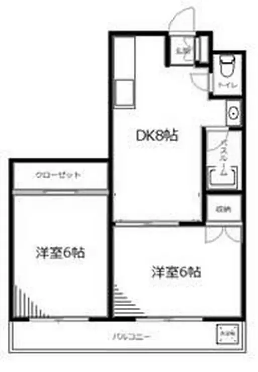 ニュー天沼マンション 2階階 間取り