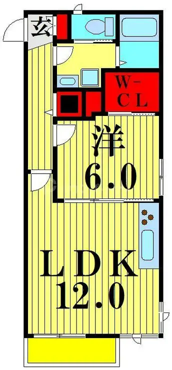 オブロン・ジ・エール 3階階 間取り