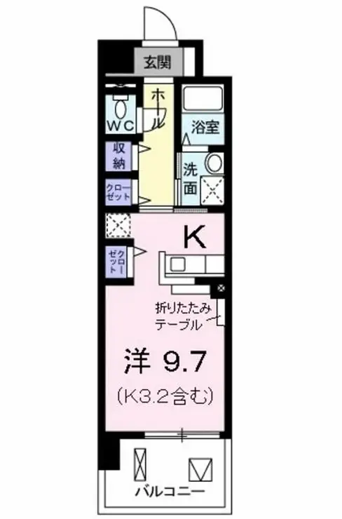 昭島コートエレガンスF 4階階 間取り