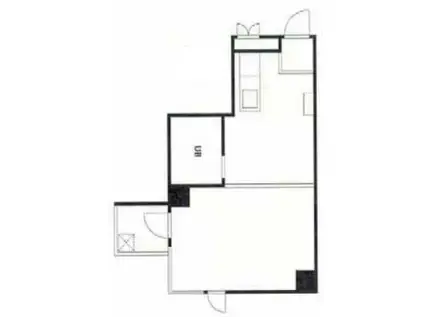 赤坂グリーンハイツ(1DK/2階)の間取り写真