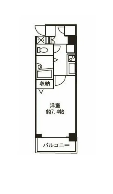 ドミール京橋 10階階 間取り