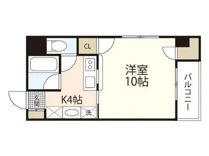 EFT-光町(1K/5階)の間取り写真