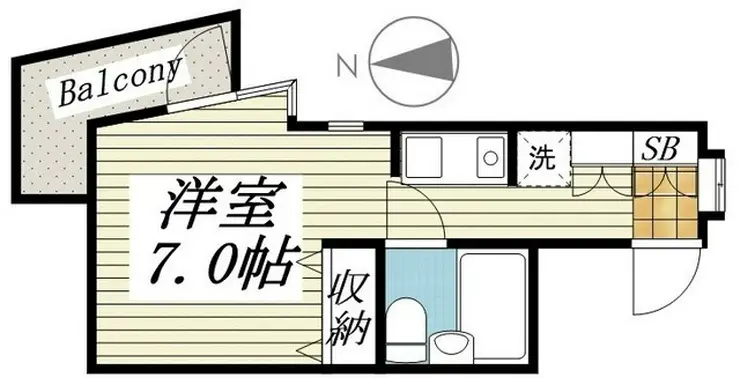 メゾン・ド・パサージュ 2階階 間取り