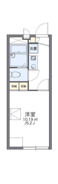 レオパレス古市(1K/2階)の間取り写真
