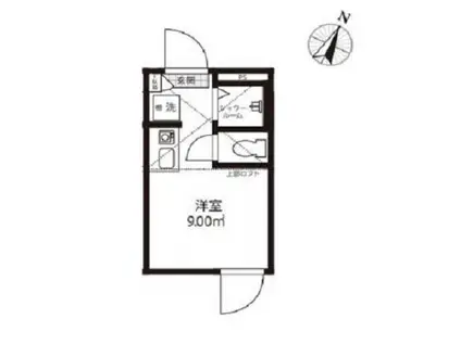 スマイエ北新宿(ワンルーム/2階)の間取り写真