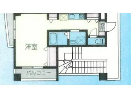 ハウスドレッシング葛西(ワンルーム/3階)の間取り写真