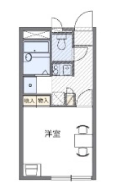 レオパレス宮久保(1K/1階)の間取り写真