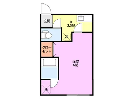 三佐和ビル(1K/3階)の間取り写真