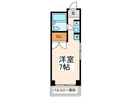 メゾンドプレミエール(ワンルーム/2階)の間取り写真