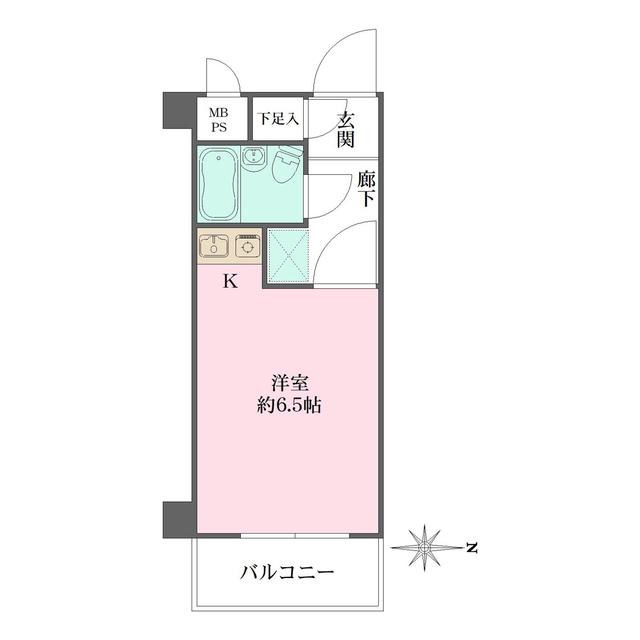 ライオンズマンション上石神井第3(ワンルーム/3階)の間取り写真