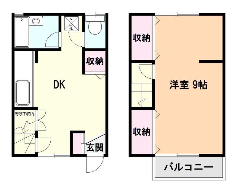 メゾン藤(1DK/1階)の間取り写真