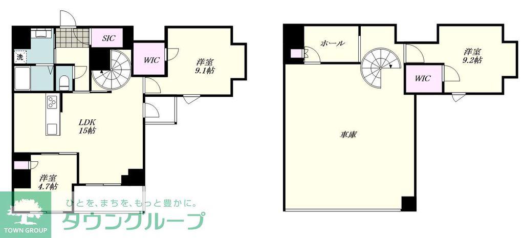 ロイジェント戸越銀座(3LDK/1階)の間取り写真