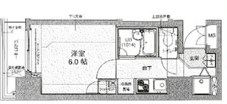 ドルチェ日本橋浜町・壱番館 7階階 間取り