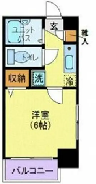 スカイコート東日本橋 3階階 間取り