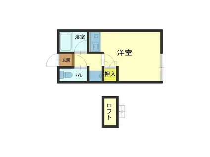 サントピア豊田(ワンルーム/1階)の間取り写真