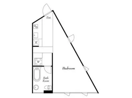 WEEKEND HOUSE ALLEY(1LDK/2階)の間取り写真