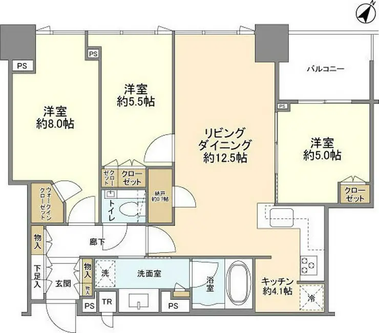 シティタワー有明 29階階 間取り