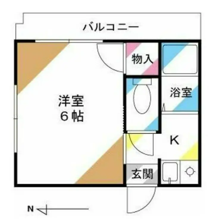大和田FKビル 4階階 間取り