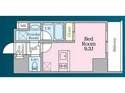 リージア浅草橋(ワンルーム/5階)の間取り写真