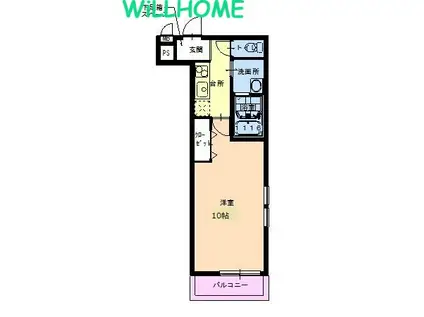 フジパレス木広町(1K/2階)の間取り写真