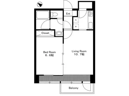 ステラガーデン(1LDK/5階)の間取り写真