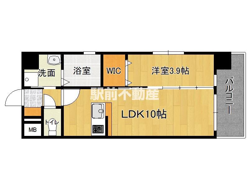第50川崎ビル(1LDK/5階)の間取り写真