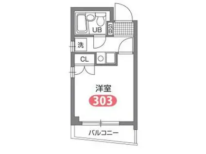 グランバリュー久我山ー女性限定-(1K/3階)の間取り写真