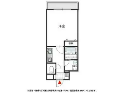 GRACE COURTII(1K/5階)の間取り写真