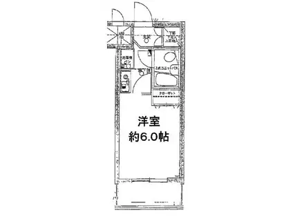 ライオンズマンション錦糸町第8(1K/7階)の間取り写真
