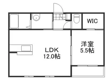 シャーメゾン・アイ弐番館(1LDK/2階)の間取り写真