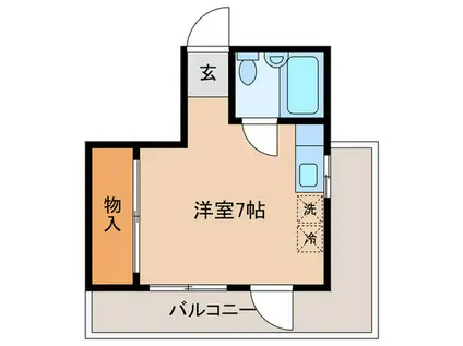 メゾンドプレミエール(ワンルーム/4階)の間取り写真