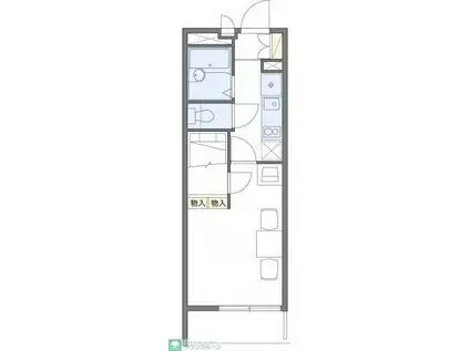 レオパレス和(1K/4階)の間取り写真