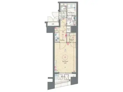 グラントゥルース練馬II(1K/3階)の間取り写真