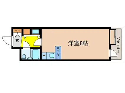 日神パレステ-ジ哲学堂(ワンルーム/3階)の間取り写真