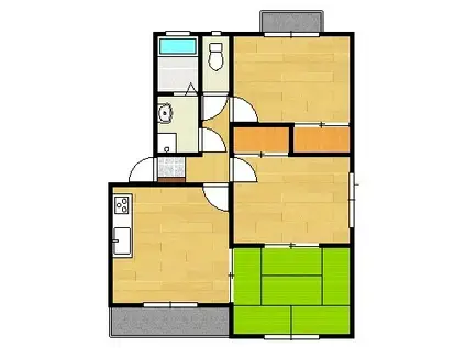 プリムローズK(3DK/3階)の間取り写真