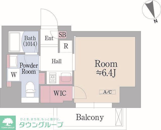 イプセ品川戸越(1K/8階)の間取り写真