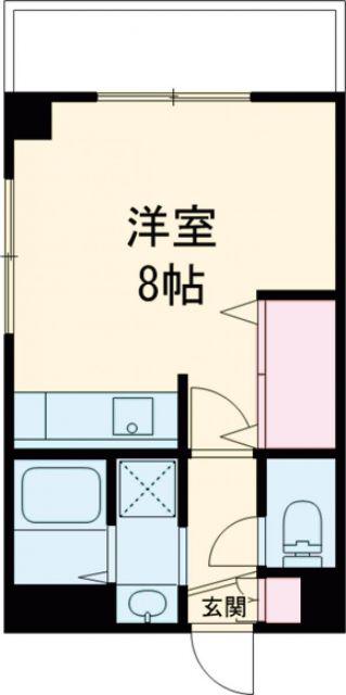 レレーヴアクア(ワンルーム/4階)の間取り写真